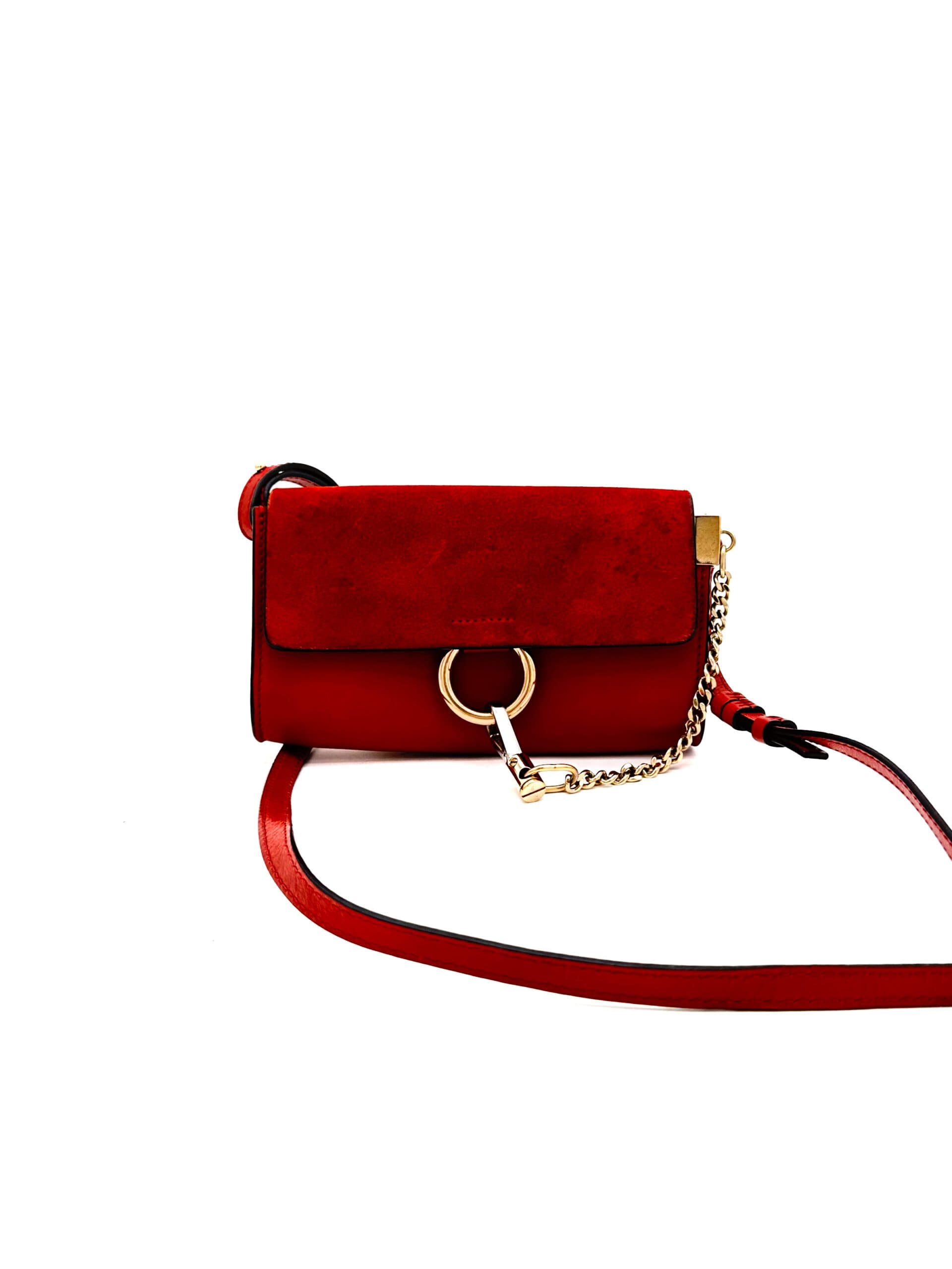 Chloé Red Faye Bag