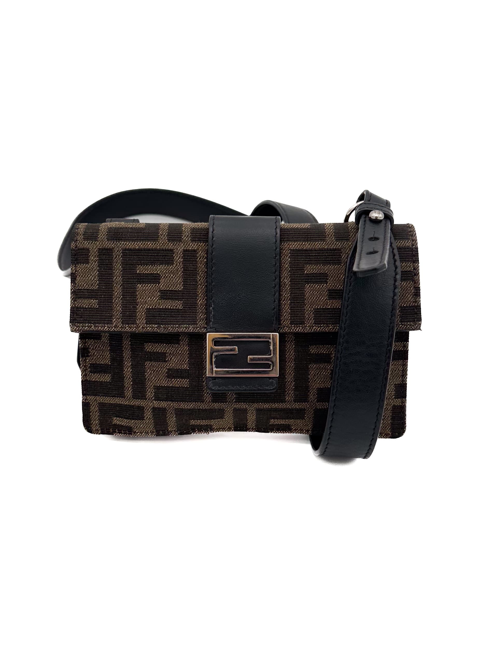 Fendi Small Zucca Flap Mamma Crossbody