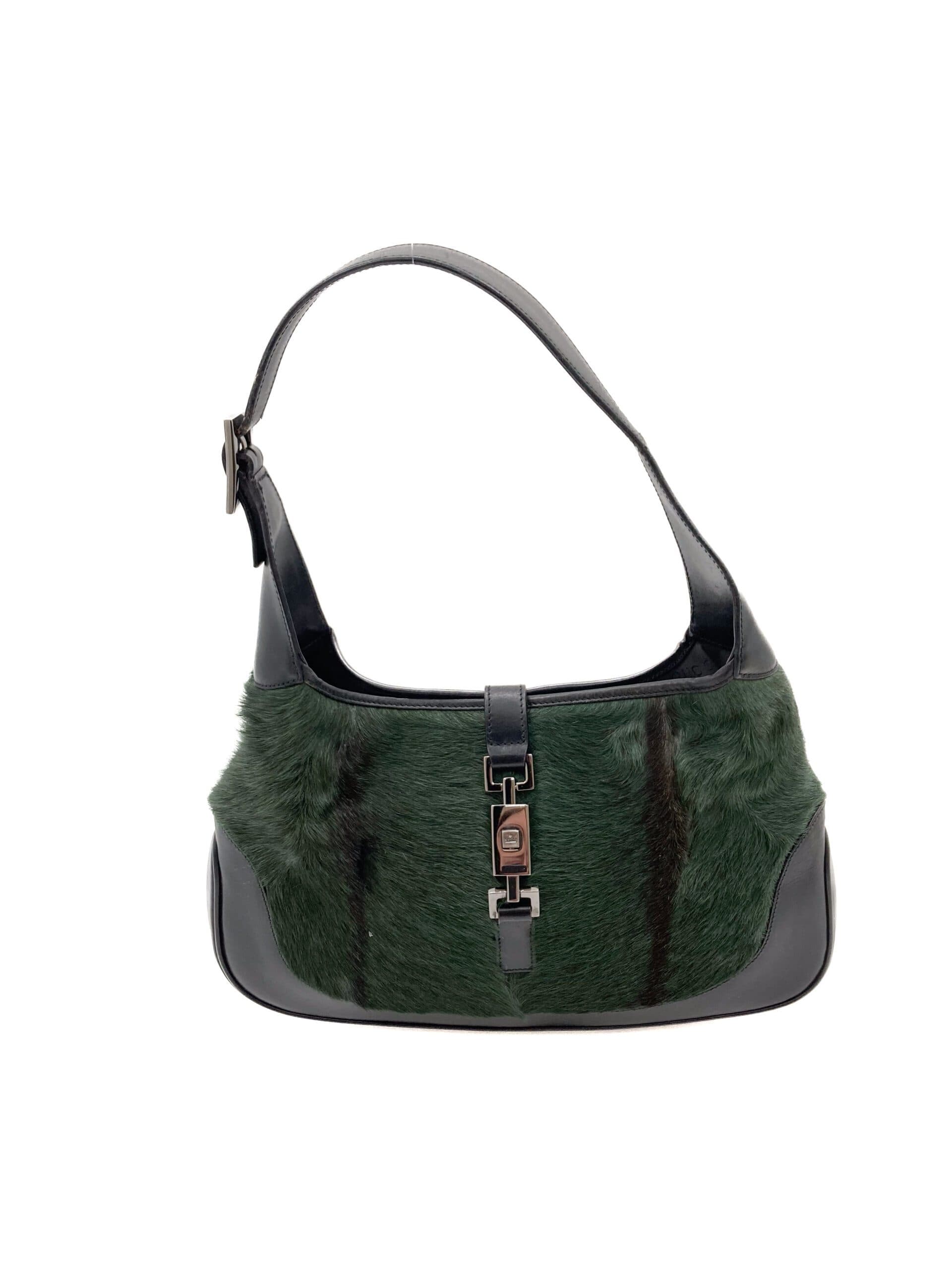 Gucci Black Ponyhair Jackie Bag