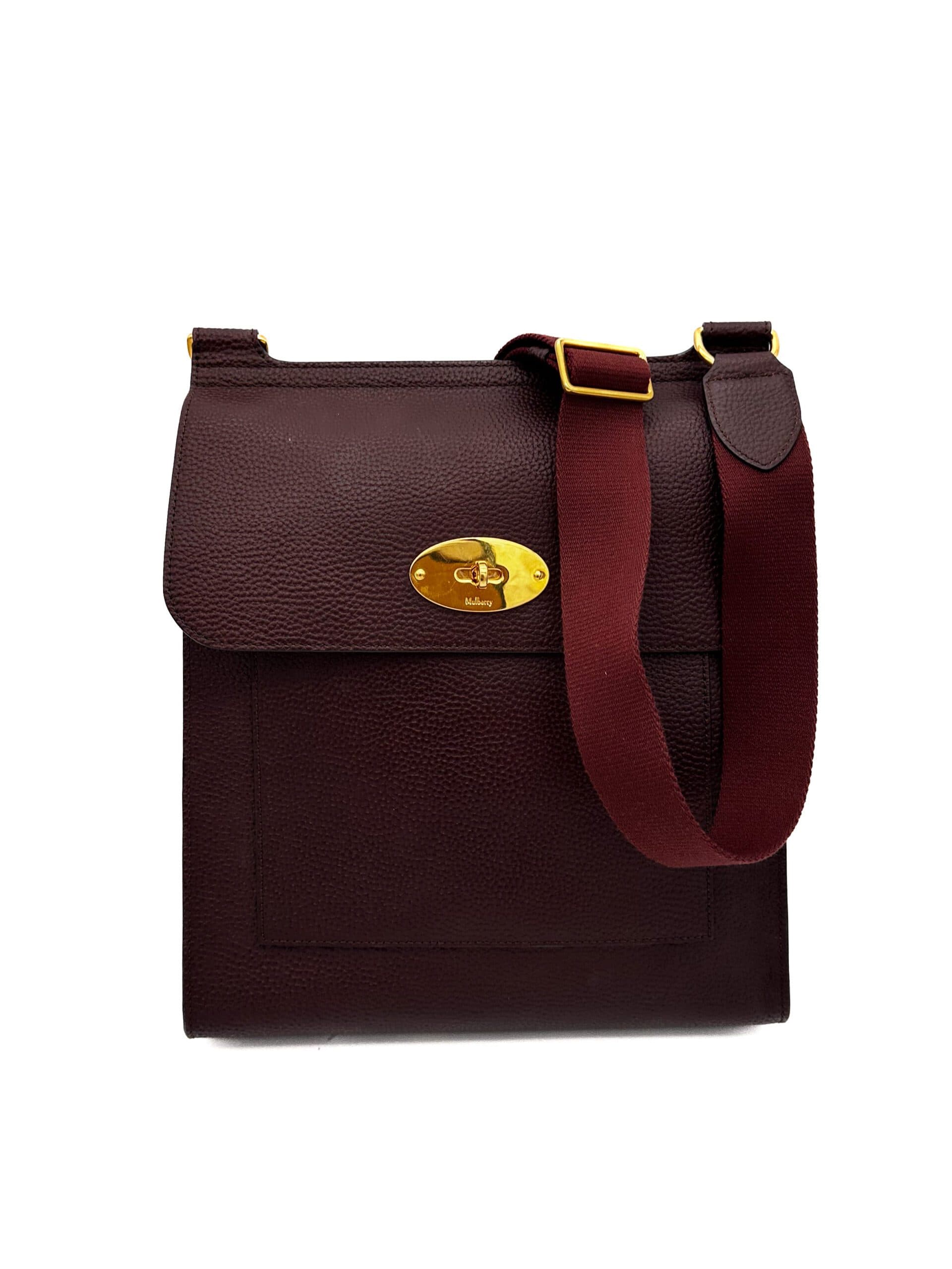 Mulberry Large Oxblood Anthony Bag