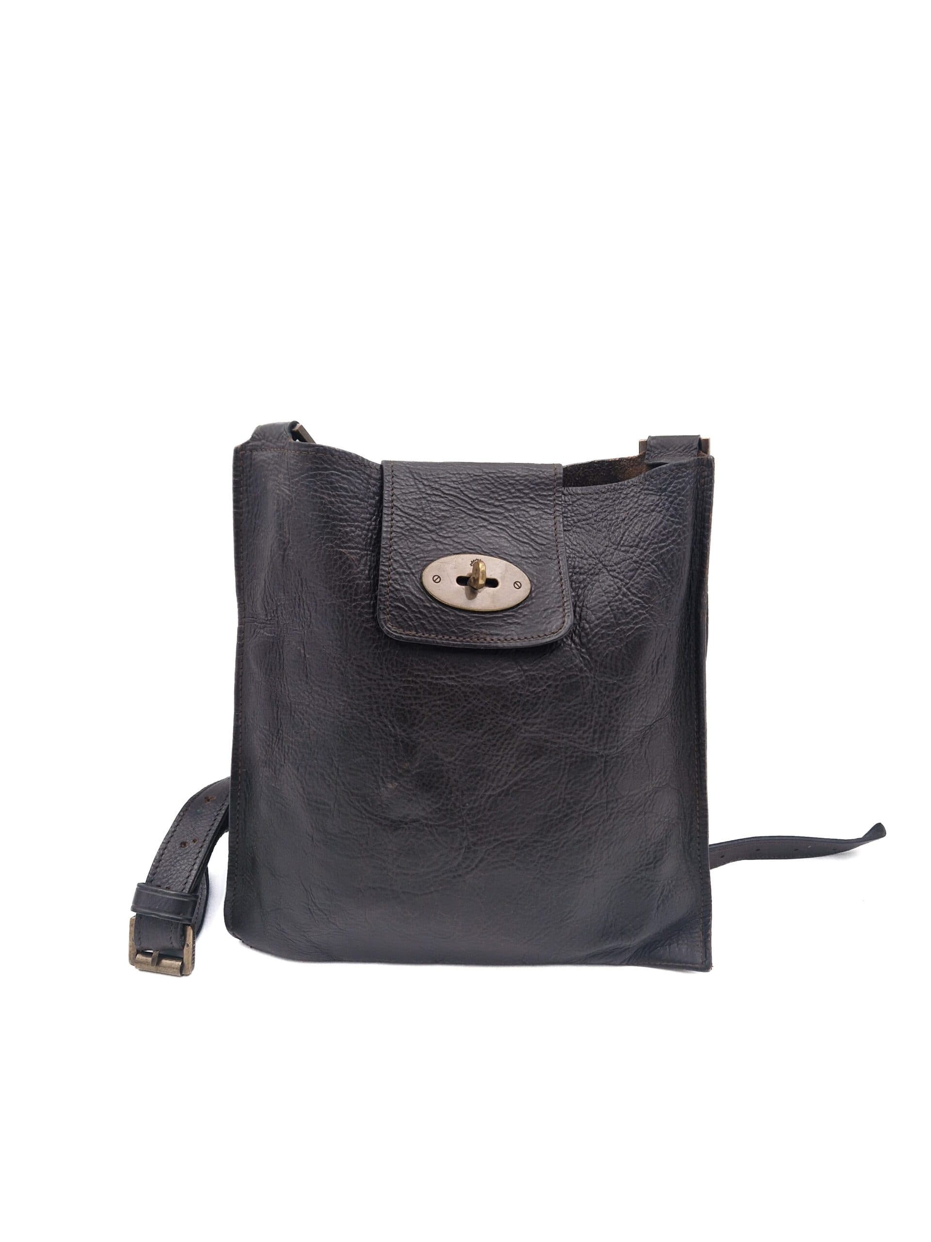 Mulberry Vintage Dark Brown Side Bag