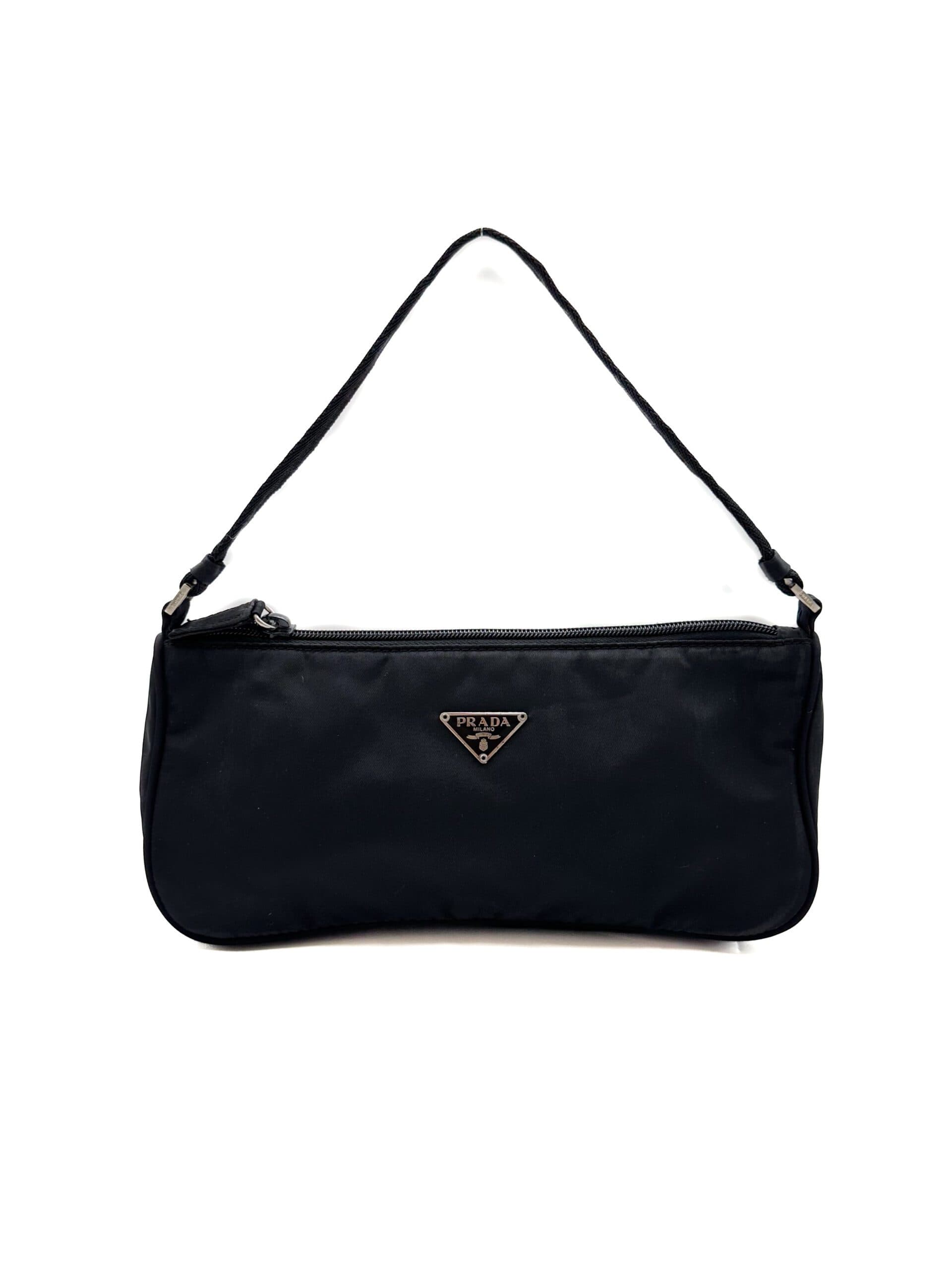 Prada Small Black Tessuto Bag