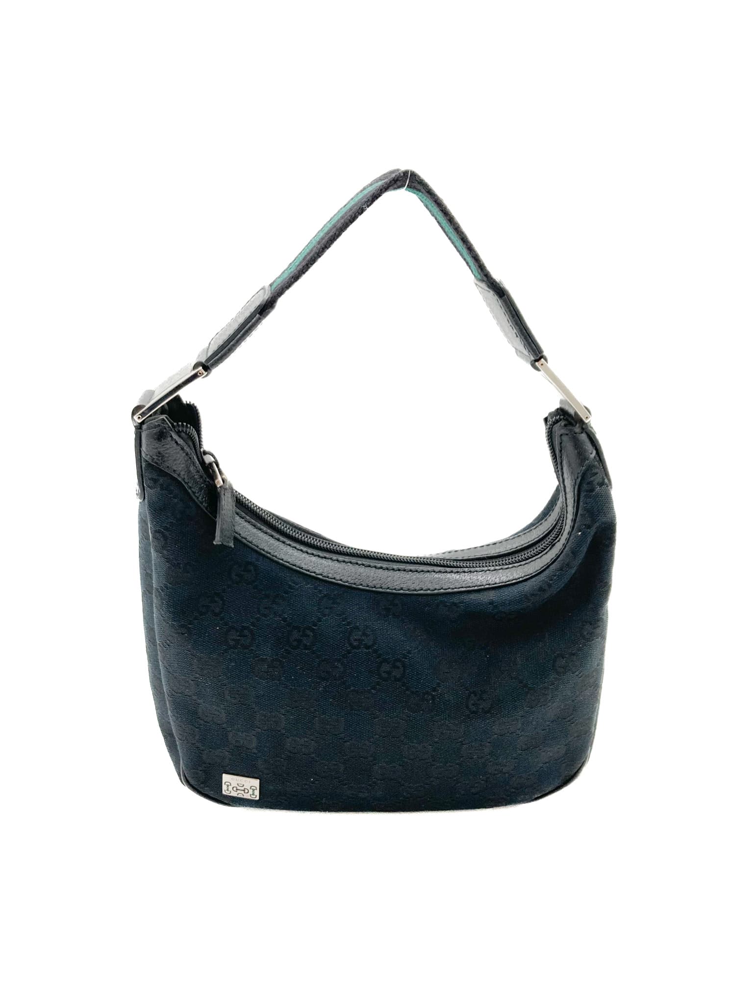 Gucci Black Medium GG Hobo Bag