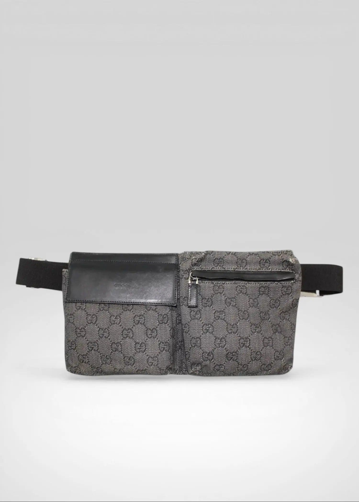 Preloved | Gucci Monogram Bæltetaske Metallic i GG Canvas