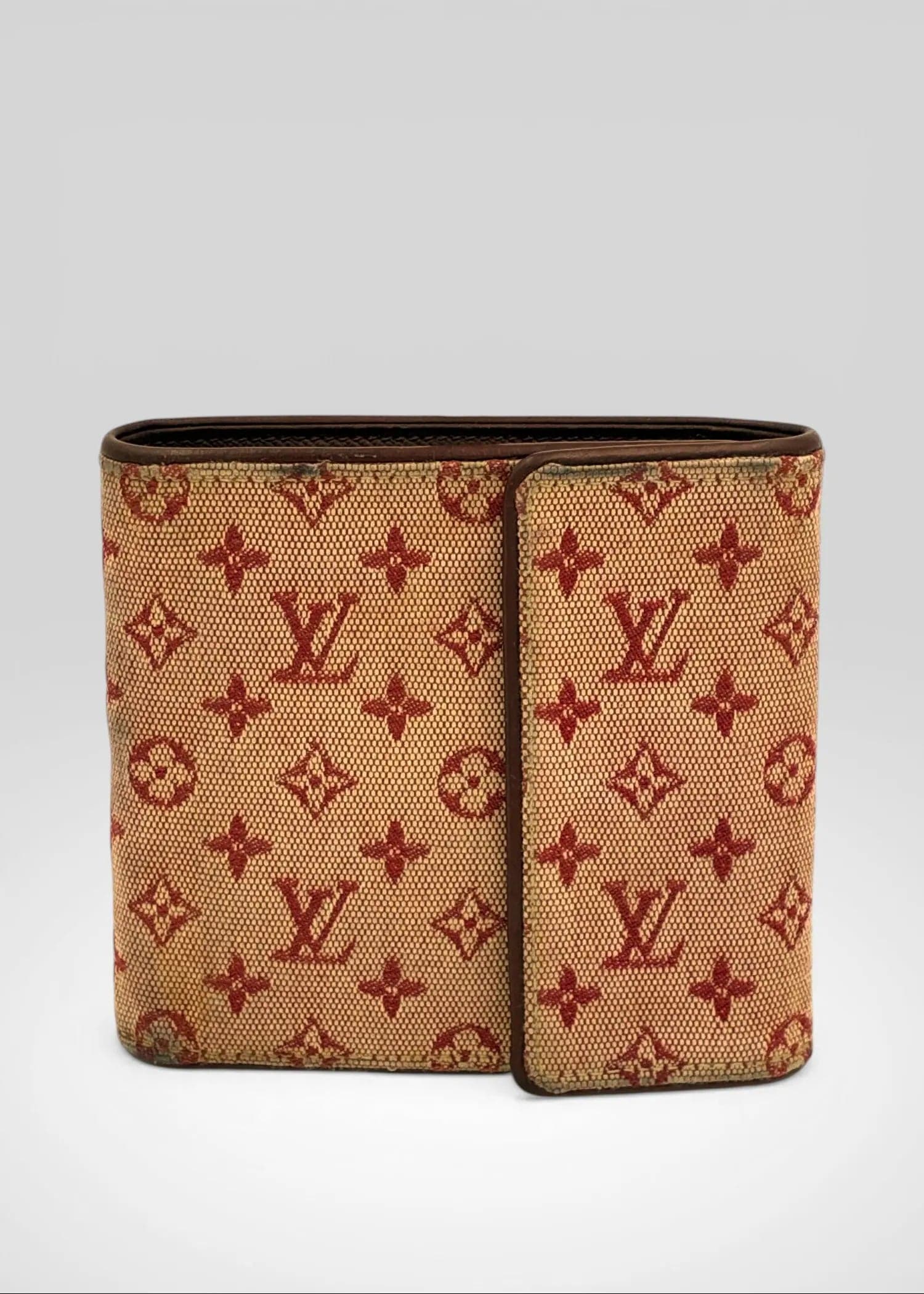 Preloved | Louis Vuitton Monogram Mini Lin Pung Pink & Bordeaux Rød i Canvas
