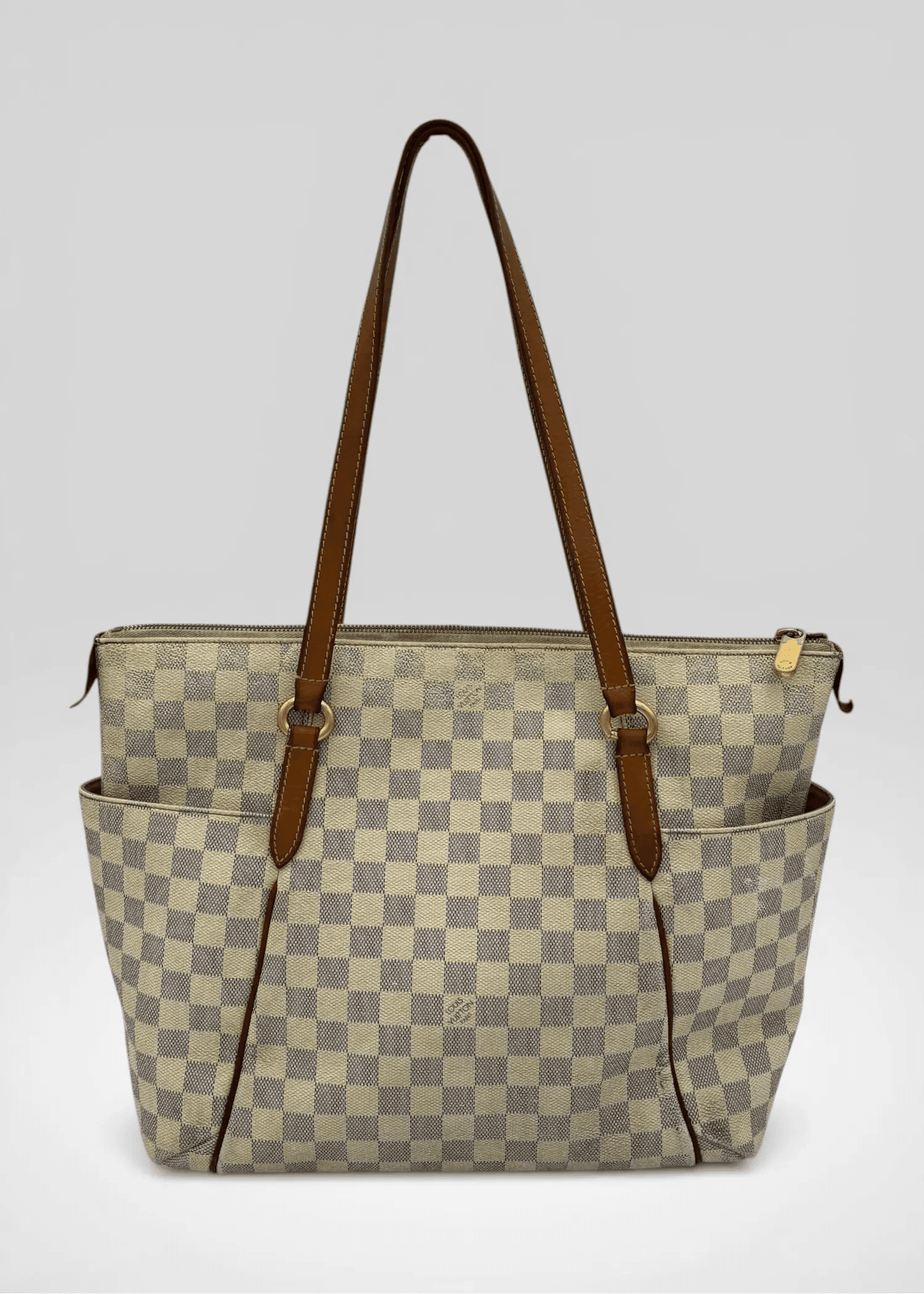 Preloved | Louis Vuitton Monogram Totebag Totally GM Damier Azul Hvid