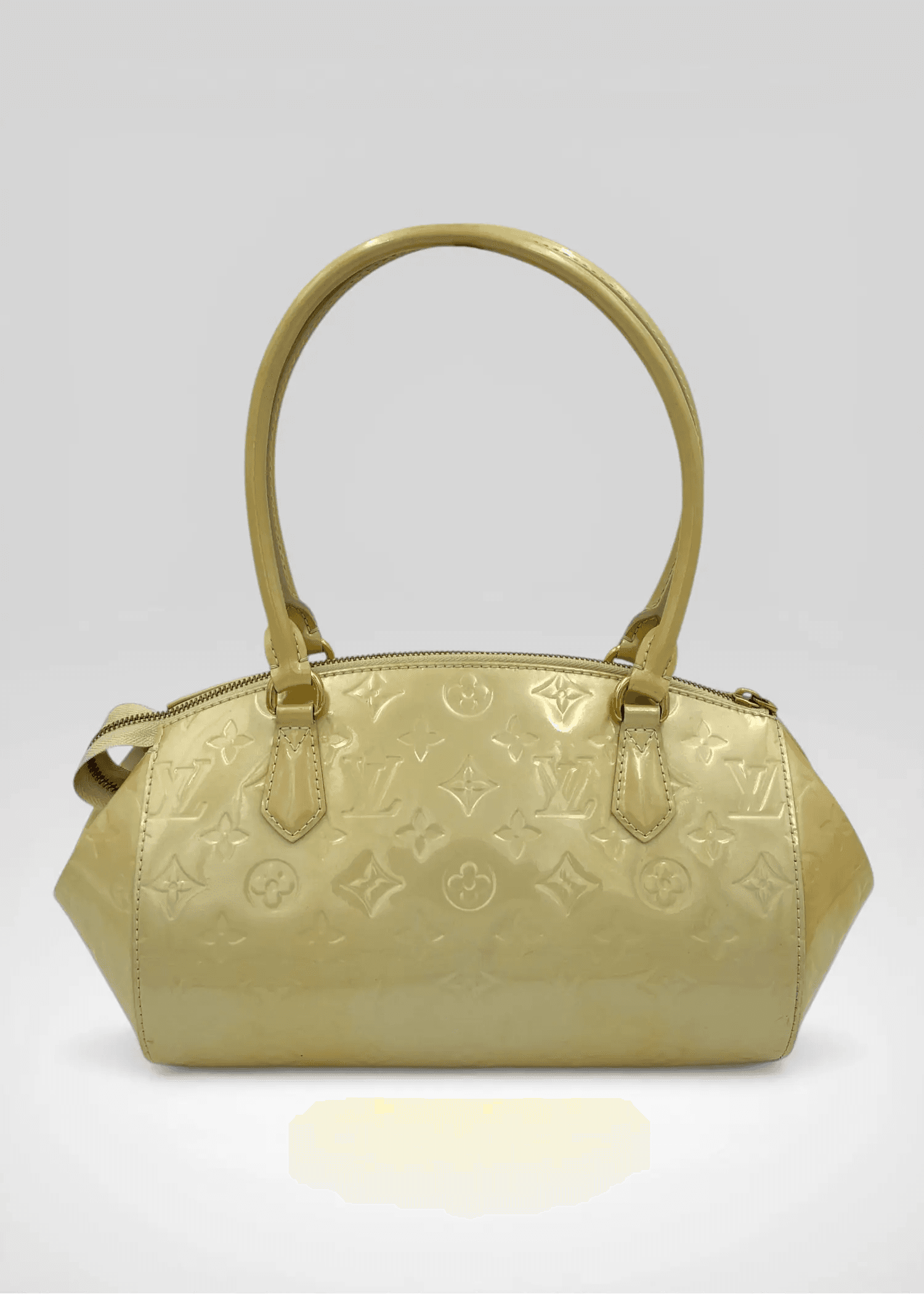 Preloved | Louis Vuitton Monogram Vernis Sherwood PM Håndtaske i Beige